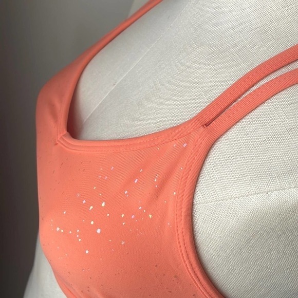 Beyond Yoga Double Back Alloy Speckled
Bra Orange Blossom Obird NEW Size Large - Picture 5 of 6